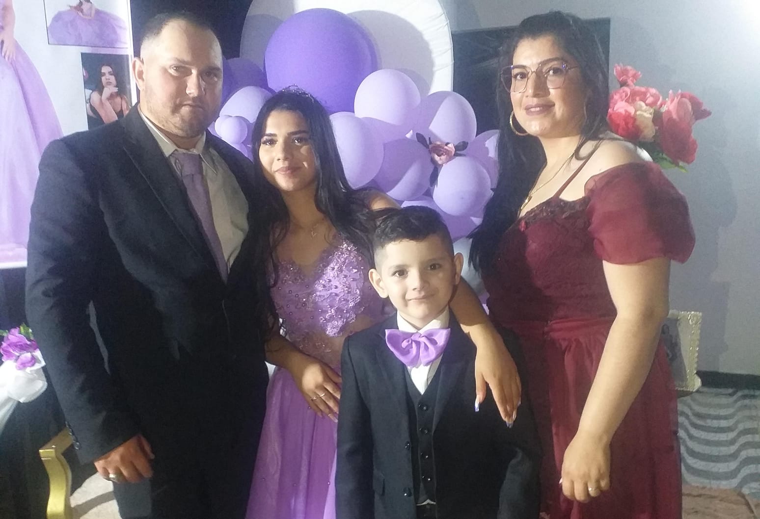 Maida festeja sus 15 años con su familia y amigos