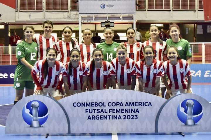 María Valentina del Puerto jugó en el debut de Paraguay