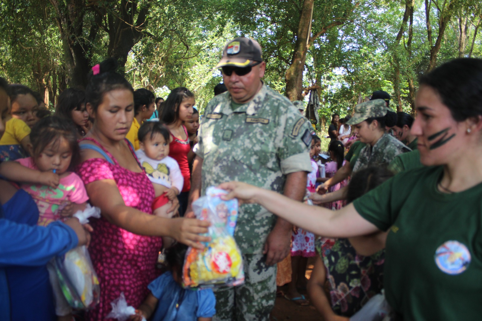 Acción humanitaria a comunidad indígena