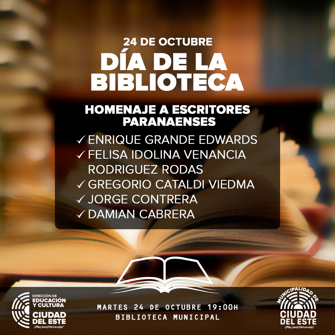 Homenajearán a escritores paranaenses