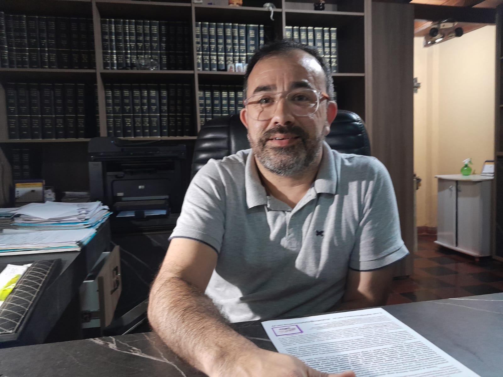 “El tema de querer ser escribano viene de la familia”