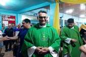 Pbro. Lic.  Ángel Ramón Collar Noguera, asumió como Párroco en la Parroquia San Juan Pablo II del Km 8/12 Acaray