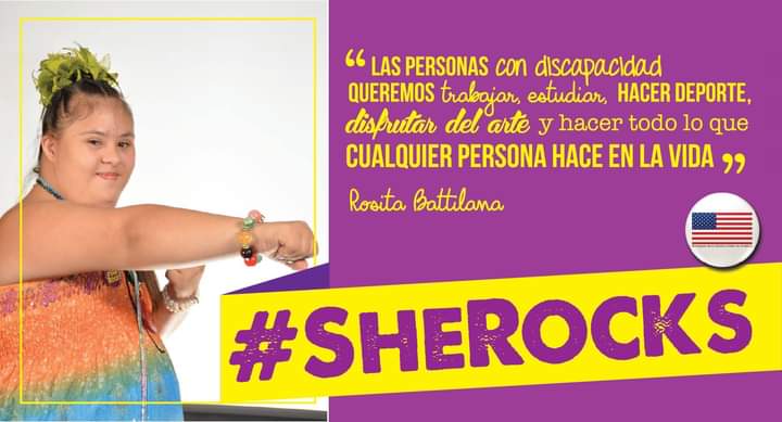 Rosita Cristina Battilana,  fue una de las jóvenes reconocidas por la Embajada de los Estados Unidos en Paraguay, en el marco de la “Campaña Mujeres para el Cambio 2016”