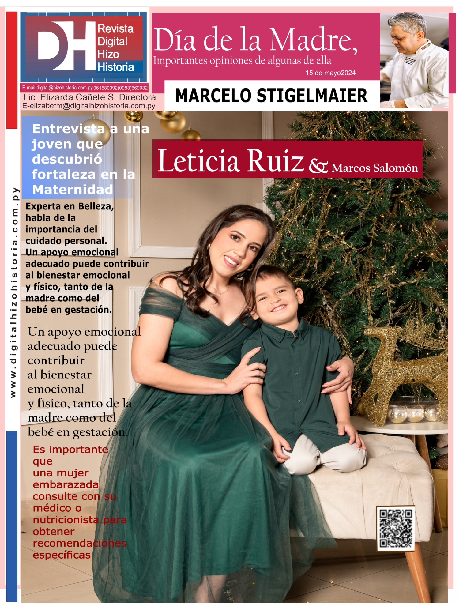 Portada. Leticia Ruiz,anhela que su hijo  aprenda de Ella la importancia de la fortaleza