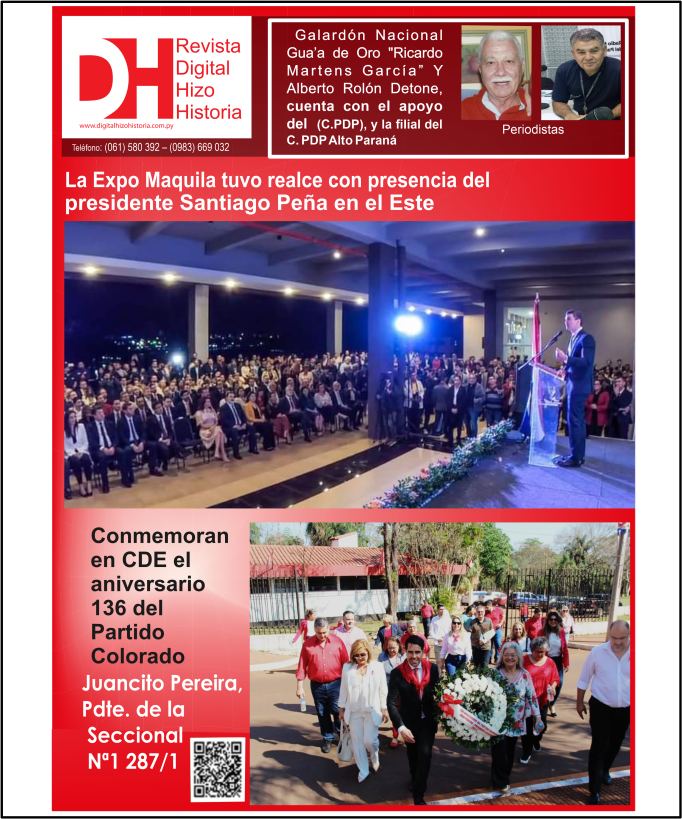 La Expo Maquila tuvo realce con presencia del presidente Santiago Peña en el Este