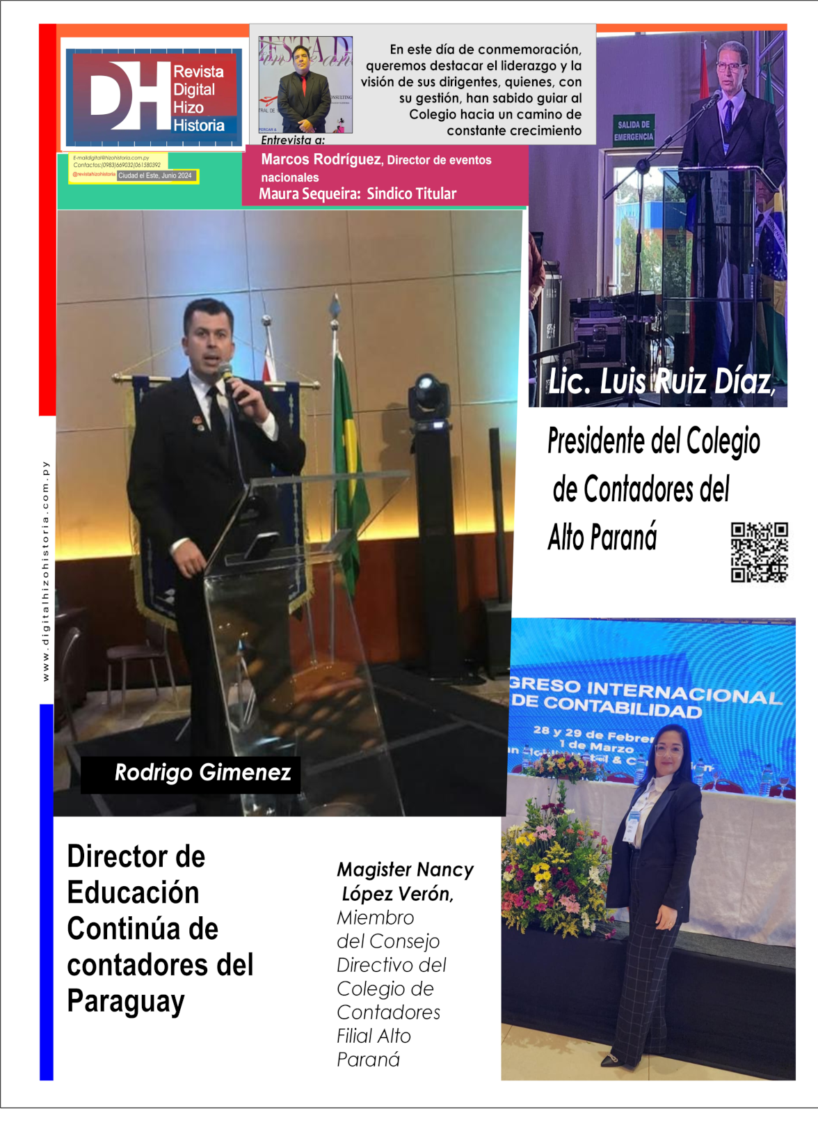 Conmemoración del Día del Contador, y Destaque del  liderazgo hacia un camino de constante crecimiento