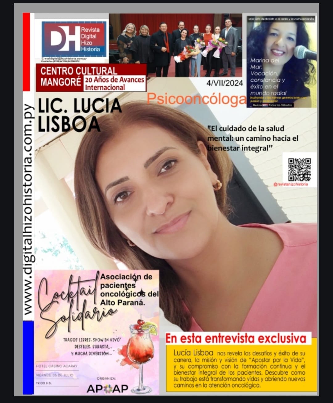 Entrevista a Lucía Lisboa, Gerente de Apostar por la Vida, Solidaridad, Historia y Dedicación