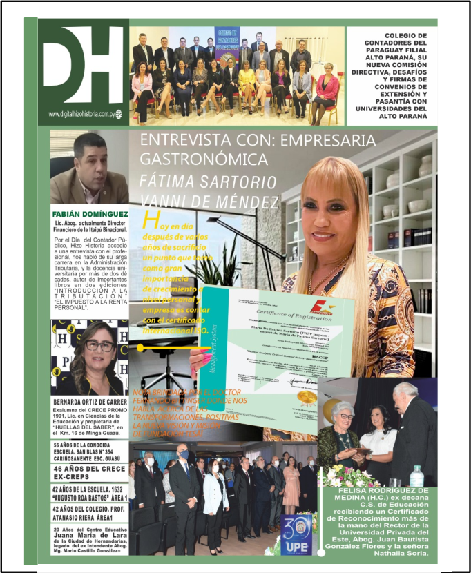 15 AÑOS DE FASV IMP. EXPOR, 30 AÑOS DE LA UPE, C.DE CONTADORES