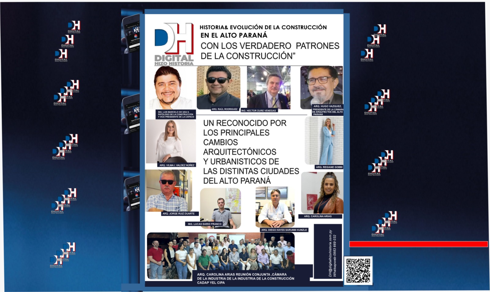 Directivos de la Cámara de la Construcción del Alto Paraná honraron la 4ª EXPO CONSTRUIR
