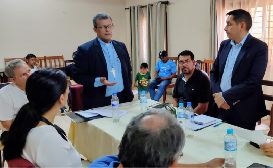 Trabajo articulado por una solución humanitaria y ordenada en el ex aeropuerto Alejo García