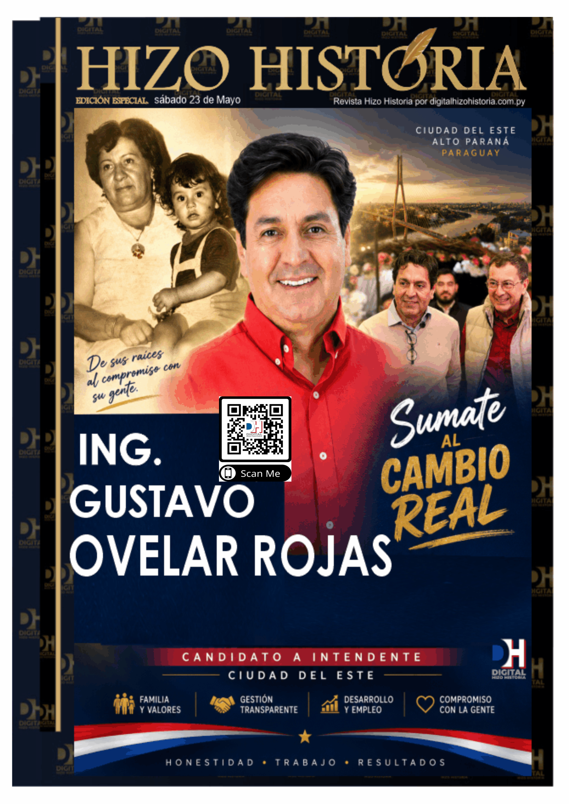 Ing.Gustavo Ovelar Rojas, candidato a la intendencia de C.DE