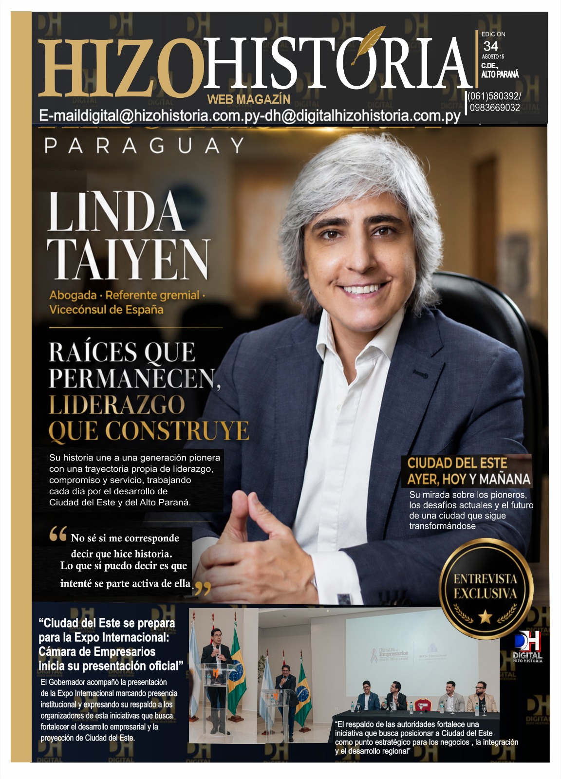 LINDA TAIYEN: RAÍCES, LIDERAZGO Y LEGADO EN CIUDAD DEL ESTE