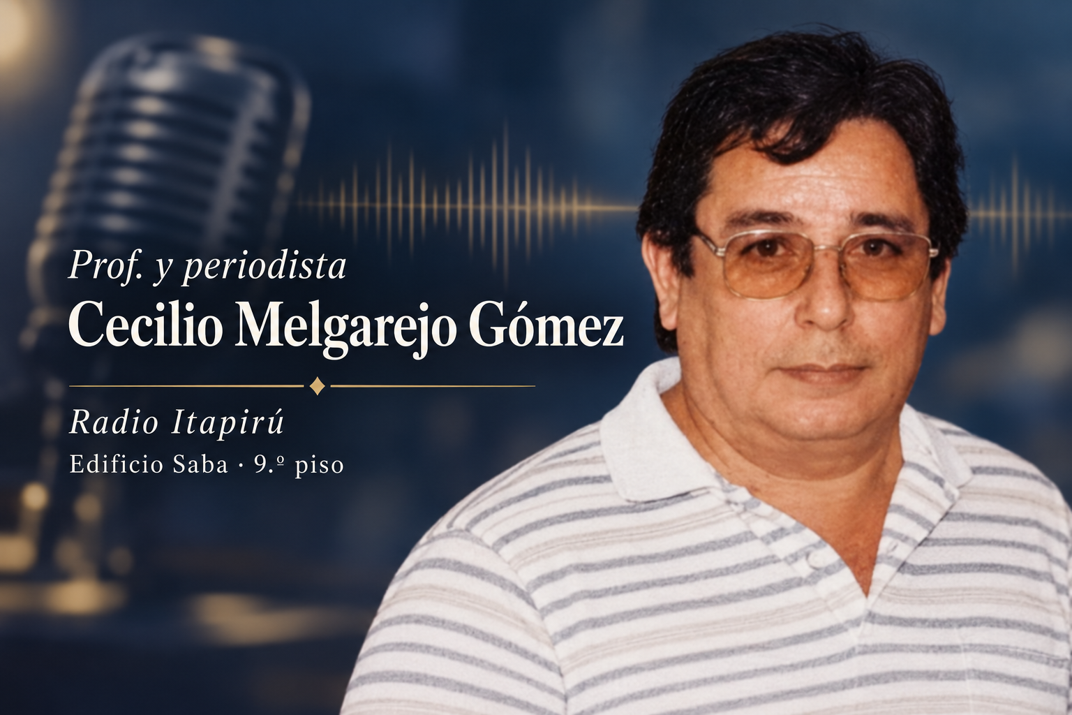 Municipalidad de Ciudad del Este otorga reconocimiento póstumo al Prof. y periodista Cecilio Melgarejo Gómez
